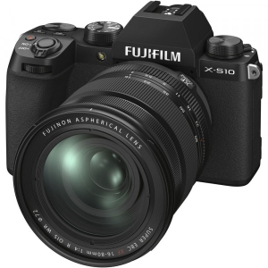 Фотокамера Fujifilm X-S10+ XF 16-80mm F4.0 Kit Black (16670077)