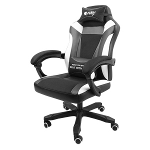 Крісло для геймерів Fury Gaming Chair Avenger M+ Black-White (NFF-1710) в Києві