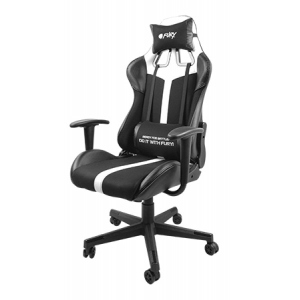 Крісло для геймерів Fury Gaming Chair Avenger XL Black-White (NFF-1712) інтернет-магазин