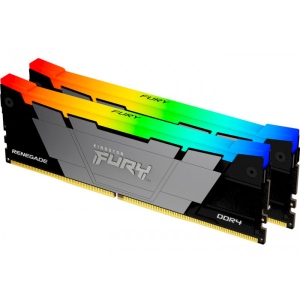 Память DDR Kingston Fury Renegade RGB Black DDR4-3600 64GB (2x32GB) CL18-22-22 1.35V XMP (KF436C18RB2AK2/64)
