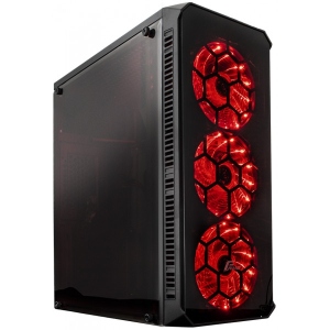 Корпус Frime Fusion Red LED USB 3.0 без БП (Fusion-U3-315RLF-WP)