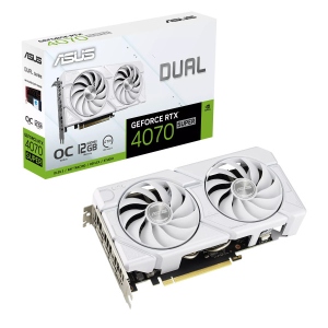 Відеокарта Asus PCI-Ex GeForce RTX 4070 Super Dual EVO White OC Edition 12GB GDDR6X 192bit (DUAL-RTX4070S-O12G-EVO-WHITE)