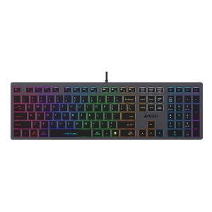 Клавіатура дротова A4tech FX60 USB Grey Neon backlit