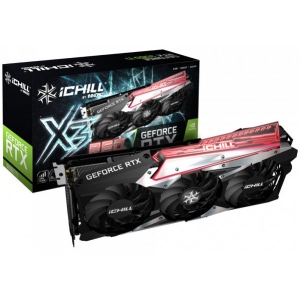 Відеокарта Inno3D GeForce RTX3060 Ti iChill X3 RED LHR 8GB GDDR6 256bit (C306T3-08D6X-1671VA39H)