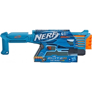 Бластер багатозарядний Hasbro NERF ELITE 2.0 TETRAD QS 4 (F5025)