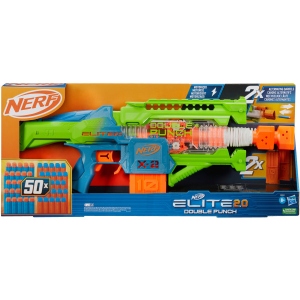 Бластер багатозарядний Hasbro NERF "Подвійний удар", серія "Нерф Еліт 2.0" (F6363)