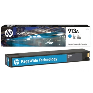 Картридж для струменевих принтерів/БФП HP No.913A PageWide 352/377/452/477 Cyan (F6T77AE)