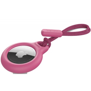 Чохол для бездротового маяка Belkin Secure Holder with Strap AirTag Pink (F8W974BTPNK)