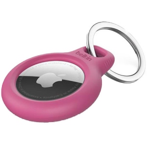 Чохол для бездротового маяка Belkin Secure Holder with Key Ring AirTag Pink (F8W973BTPNK)