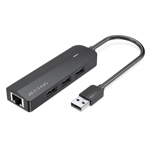 Хаб USB Vention USB 2.0 3хUSB 2.0 +RJ45 (CHPBB) замовити в Україні
