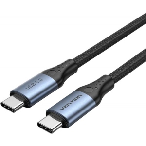 Кабель синхронізації даних Vention USB 4.0 Type-C M-M, 1.0 м 240W (50V/5A) (TAVHF)