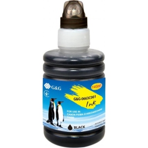 Чорнило G&G GI-490 Pixma G1400/G2400/G3400 140 мл Black (G&G-0663C001)