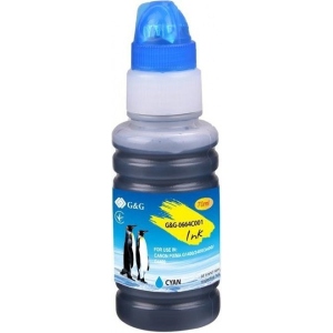 Чорнило G&G для Canon GI-490 Cyan, контейнер 70ml (G&G-0664C001)