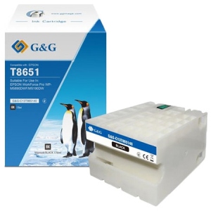 Картридж для струменевих принтерів/БФП G&G Epson WF-M5190/WF-M5690 Black (10 000 стор) (G&G-C13T865140)