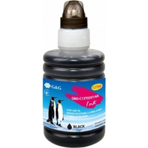 Чорнило G&G для Epson L4150/L4160 Black, контейнер 127 мл (G&G-C13T03V14A)
