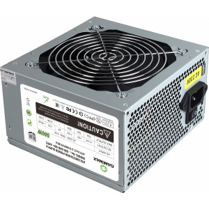 Блок живлення для ПК Gamemax ATX 500W з кабелем живлення (GM-500 80+ APFC)