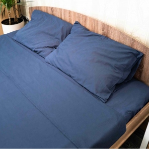 Наволочка GM Textile глибоко-синя поплін (2713789320006)