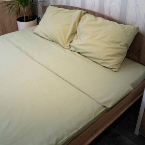 Наволочка GM Textile оливкова поплін (2713789390009)