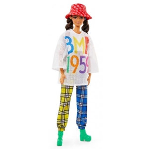 Лялька Barbie BMR 1959 футболці в сітку і шотландських штанях (GNC48)