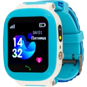 Дитячий годинник AmiGo GO004 Splashproof Camera+LED Blue