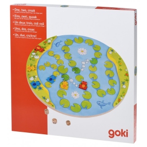 Настільна гра стратегічна (3-4 роки) goki Один, два, ква (56712G)
