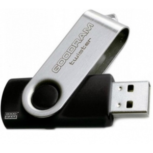 Флеш USB Goodram UTS2 Twister 8GB USB 2.0 Black (UTS2-0080K0R11)