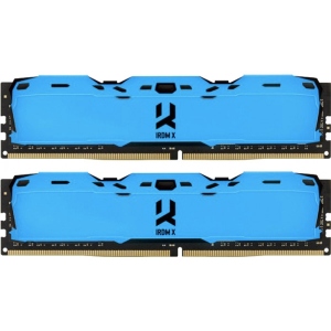 Память DDR Goodram DDR4 16Gb 3200MHz IRDM Blue 2x8GB (IR-XB3200D464L16SA/16GDC)