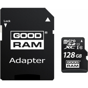 замовити Карта пам'яті Goodram microSDXC 128G UHS-I Сlass 10 + CD adapter (M1AA-1280R12)