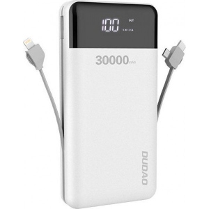Батарея мобільна Dudao Powerbank K1Max 30000mAh White (88803)