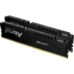 Память DDR Kingston Fury Beast DDR5-5200 64Gb (2x32GB) CL40-40-40 1.25V XMP (KF552C40BBK2-64)