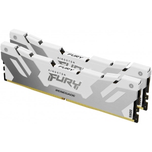 Память DDR Kingston Fury Renegade Silver/White DDR5-6000 32GB (2x16GB) CL32-38-38 1.35V XMP (KF560C32RWK2-32)