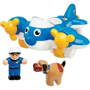 Інерційний ігровий транспорт для малюка Wow Toys Police Plane Pete Поліцейський Літак (10309)
