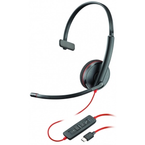 Гарнітура дротова Plantronics Blackwire C3210 USB-C (209748-201)