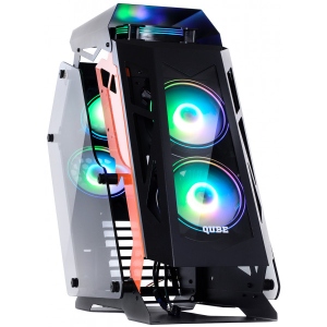 Корпус QUBE Black-Orange (STALKER_FMBU3)