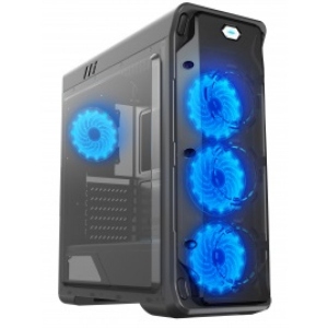 Корпус Gamemax ATX без блока питания StarLight B-Blue