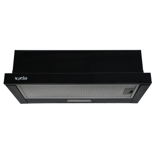 Витяжка вбудована Ventolux GARDA 60 BK (500) LED