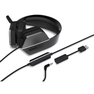 Гарнітура дротова ігрова Philips Wired Gaming Headset 7.1 USB+ 3.5 мм (TAG4106BK/00)
