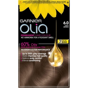Фарба для волосся Garnier Olia 6.0 Світлий шатен 112 мл (3600542243681)