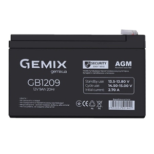 Акумулятор для ДБЖ Gemix GB 12В 9 Ач (GB1209)