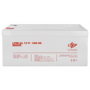 Акумулятор для ДБЖ LogicPower 12V 280AH LPM-GL 12 - 280 AH GEL (LP13185)