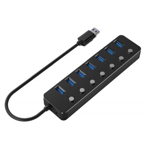 Хаб USB Gembird UHB-U3P7P-01