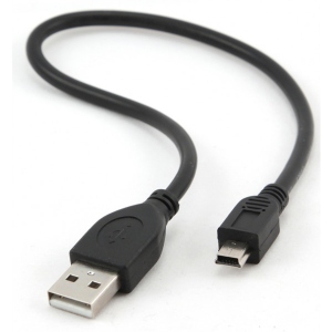 Кабель USB - miniUSB Cablexpert USB AM/mini USB 5 pin 0.3m (CCP-USB2-AM5P-1)