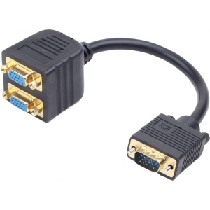 Кабель Gembird HD15F/HD15M 0.2m (CC-VGAX2-20CM)