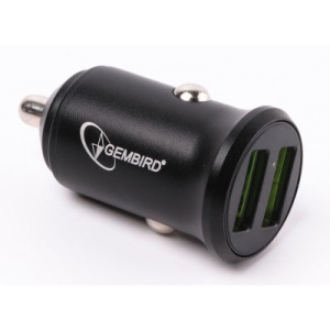 Автомобільний зарядний пристрій Gembird MP3A-UC-CAR10 Black