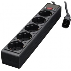 Мережевий фільтр Gembird SPG5-X-6B 5 розеток 1.8m Black