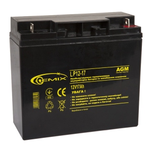 Акумулятор для ДБЖ Gemix 12V 17AH (LP12-17) AGM