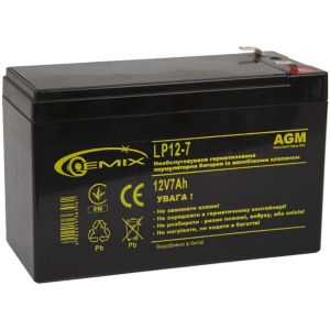 Акумулятор для ДБЖ Gemix 12V 7AH (LP12-7.0) AGM
