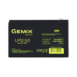 Акумулятор для ДБЖ Gemix LP12-5.0 офіційний магазин