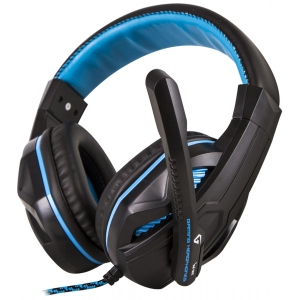 Гарнітура дротова ігрова Gemix W-360 Black-Blue