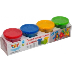 Ліплення з тіста Genio Kids 4 кольори (TA1008V)